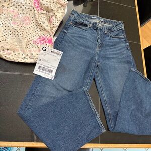 SOLD 🛑 Shipped -Women's wide Leg Denim Jeans